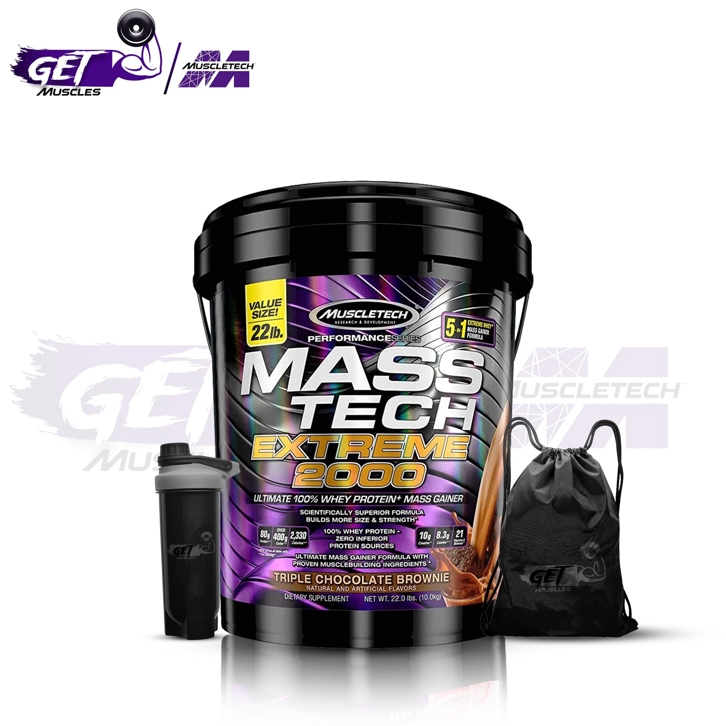 MUSCLETECH™ MASS TECH EXTREME 2000 Dietary Supplement Expiry Date : 05-2026