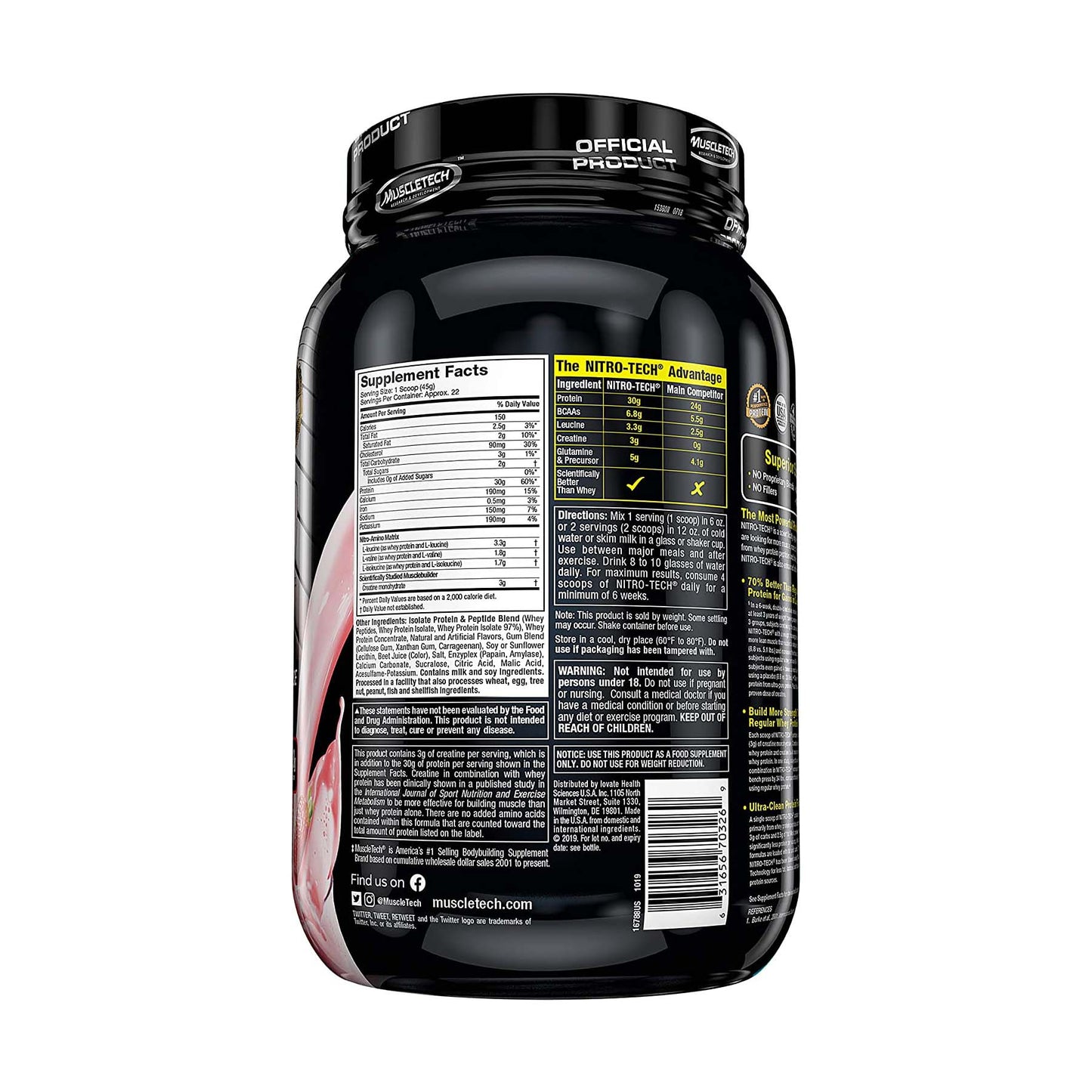 MUSCLETECH™ Nitro Tech 2.2lbs