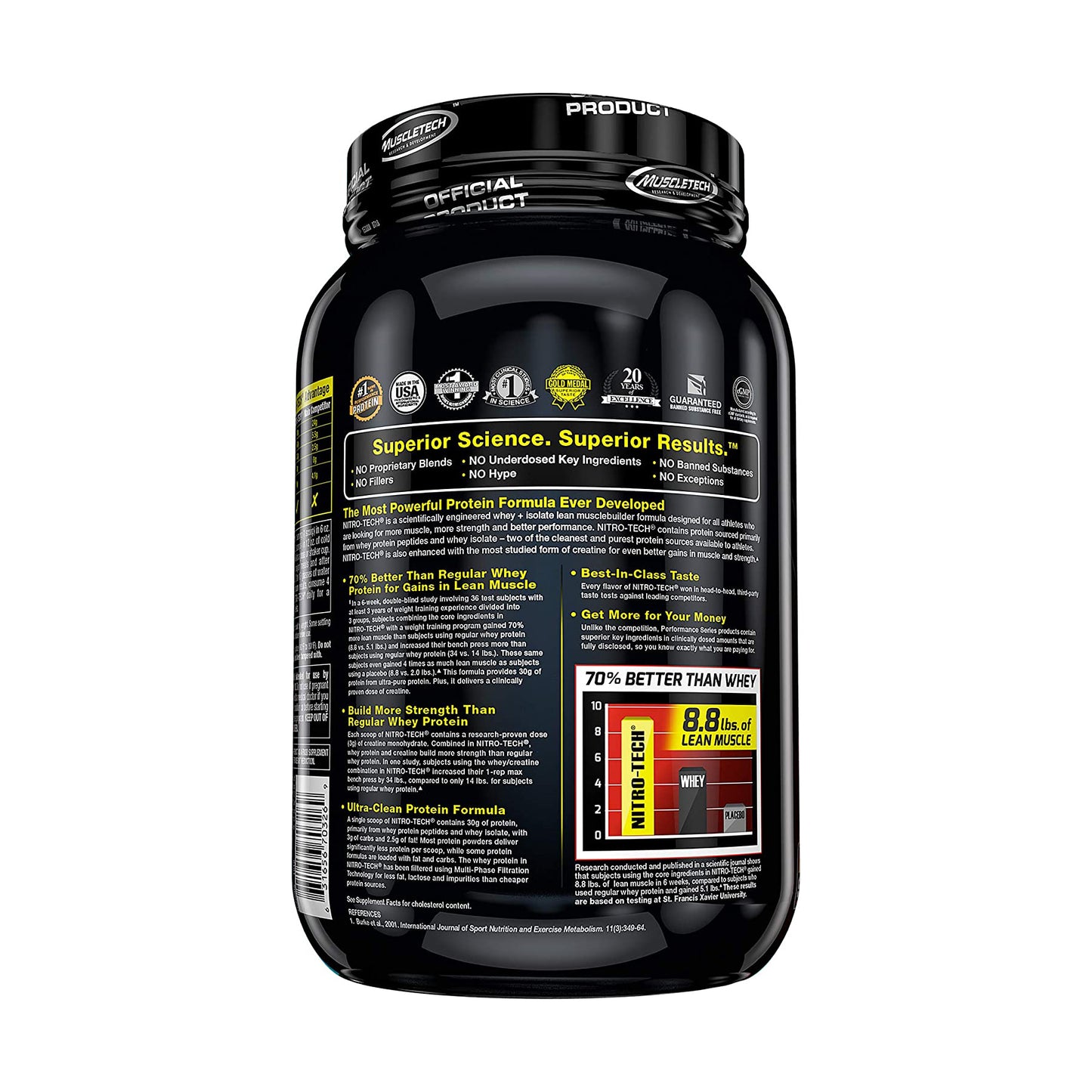 MUSCLETECH™ Nitro Tech 2.2lbs